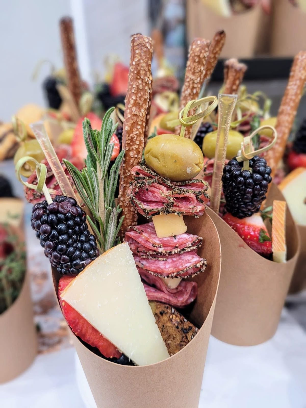 Mobile Charcuterie Cart